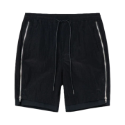 Juun.J Wool Cotton Side Zipper Shorts Black - 22SS