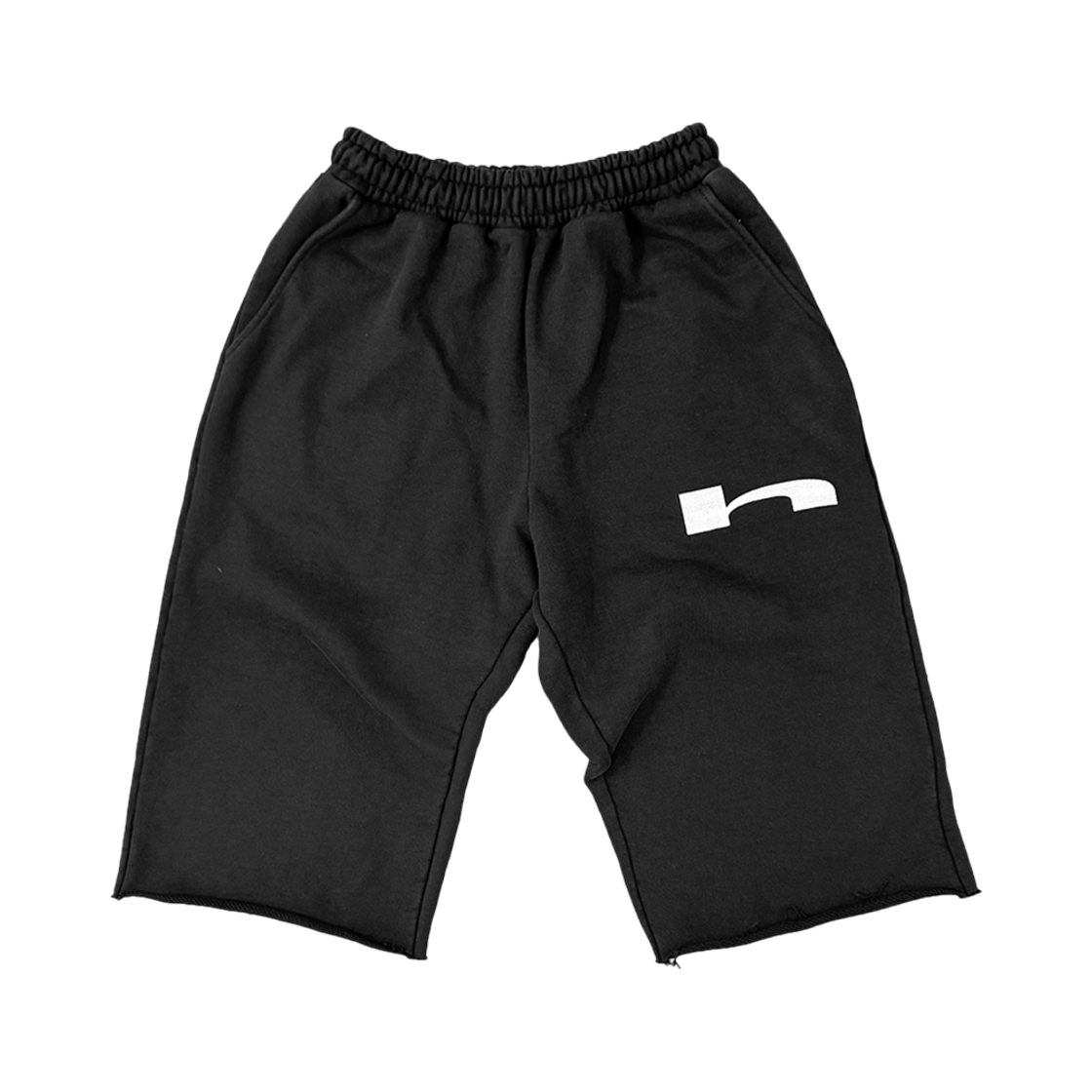 홈리스 에이치 로고 빅 쇼츠 블랙(Hommless h Logo Big Shorts Black)