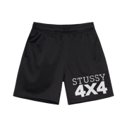 Stussy 4x4 Mesh Shorts Black