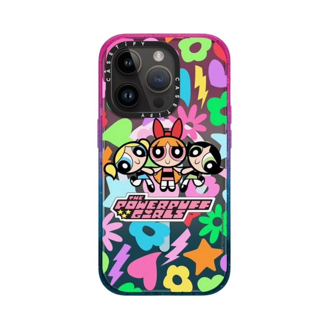 케이스티파이 x 파워퍼프걸 아이폰 아이콘 맥세이프 임팩트 케이스 반투명 코튼 캔디(Casetify x The Powerpuff Girls iPhone Icons Magsafe Impact Case Sheer Cotton Candy) - 3