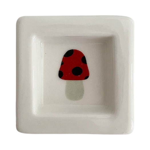 CGM_66 Vegetable Flower Studio 6x6 Gradation Mushroom Ceramic