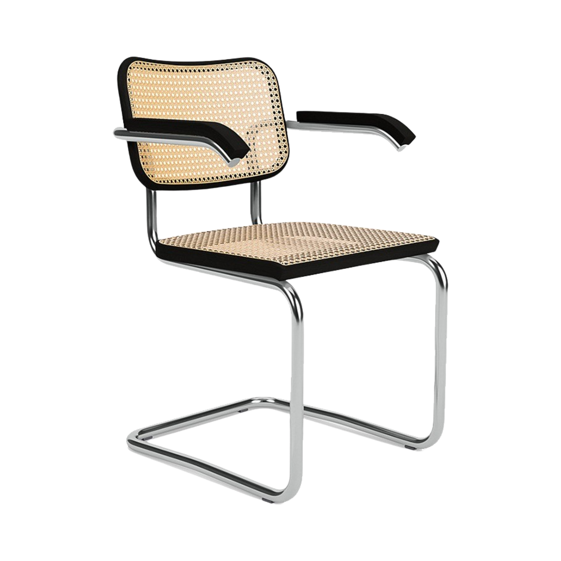놀 세스카 체어 사틴 블랙(Knoll Cesca Chair Satin Black)