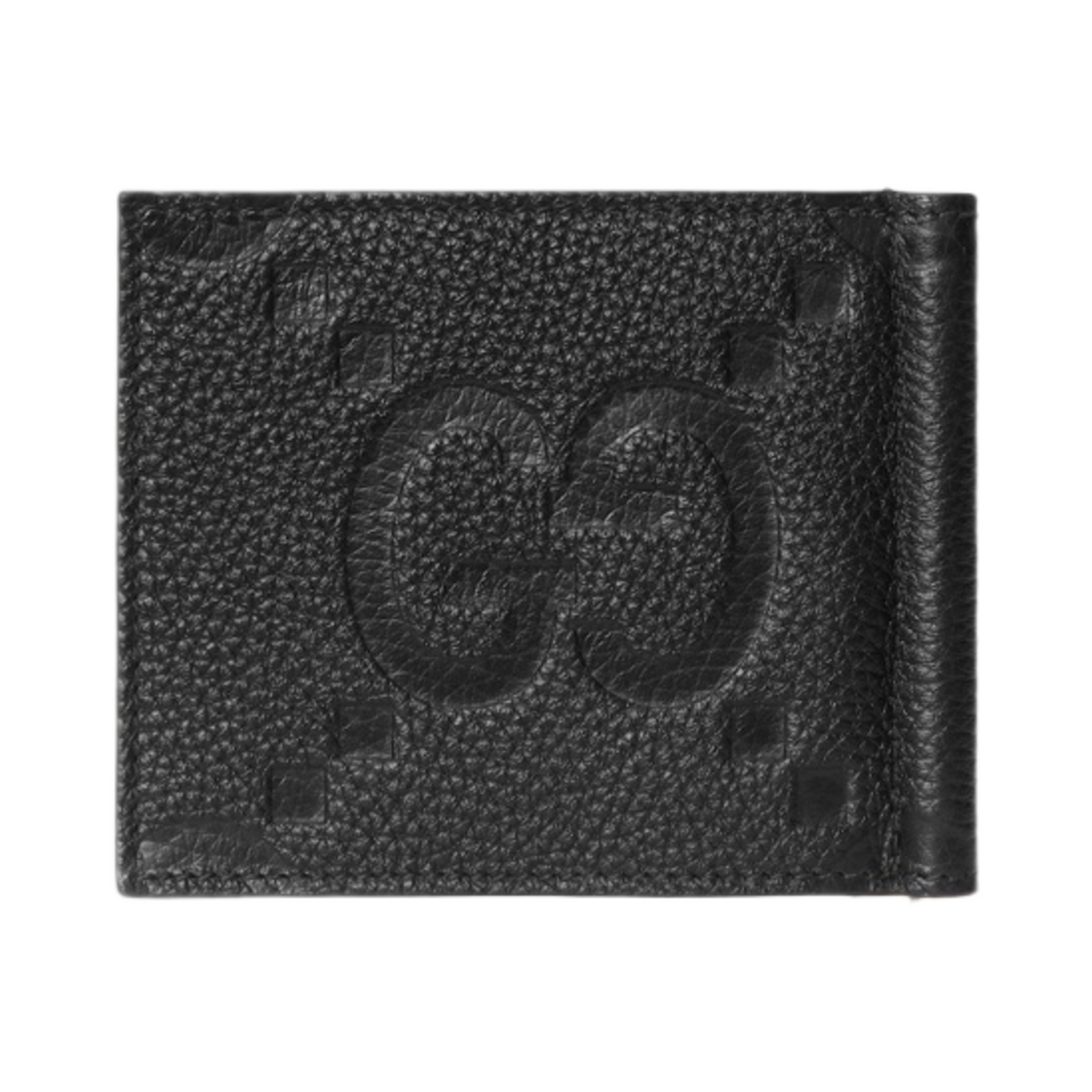 구찌 점보 GG 머니 클립 블랙 레더(Gucci Jumbo GG Money Clip Black Leather) - 3