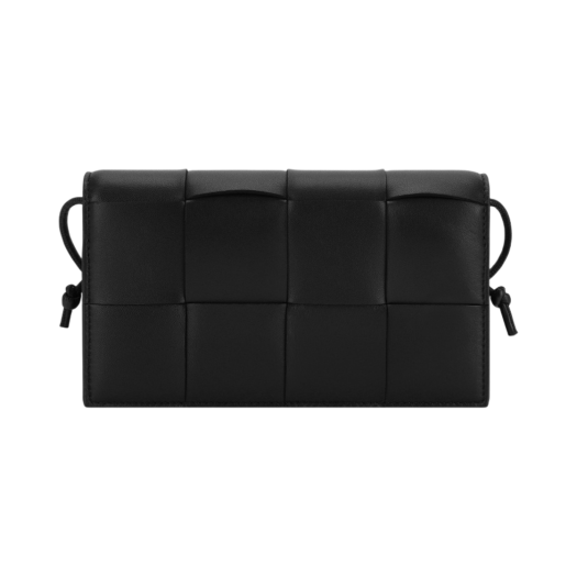 Bottega Veneta Wallet on Strap Black