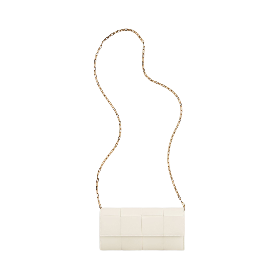 보테가 베네타 카세트백 체인 지갑 초크(Bottega Veneta Cassette Wallet On Chain Chalk) - 1