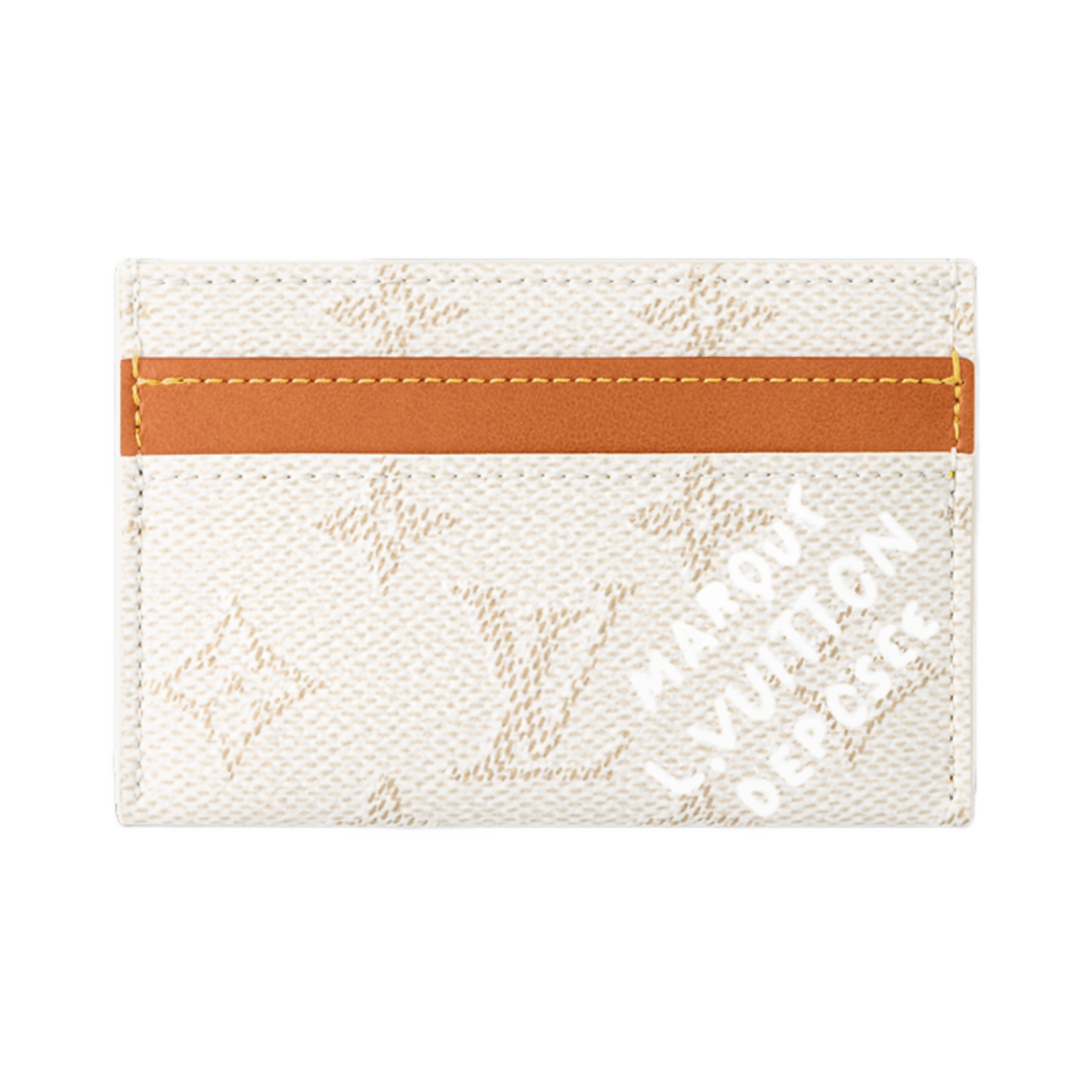 M14766 Louis Vuitton Double Card Holder Off White