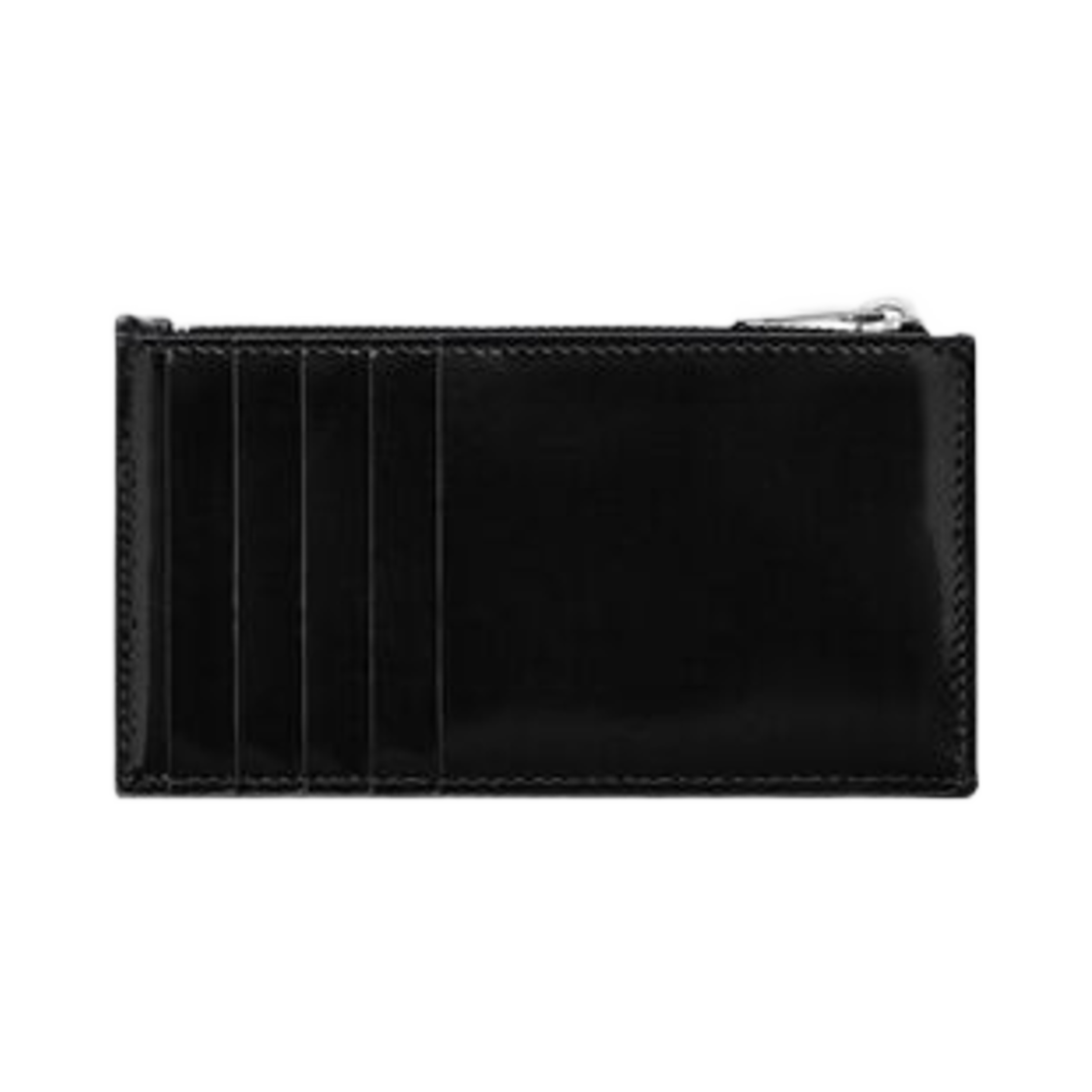 생로랑 카산드라 프라그먼트 지퍼 카드 케이스 브러쉬드 레더 블랙(Saint Laurent Cassandre Fragments Zipped Card Case In Brushed Leather Black) - 2