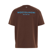 Wooyoungmi Cotton Back Logo T-Shirt Brown - 23SS