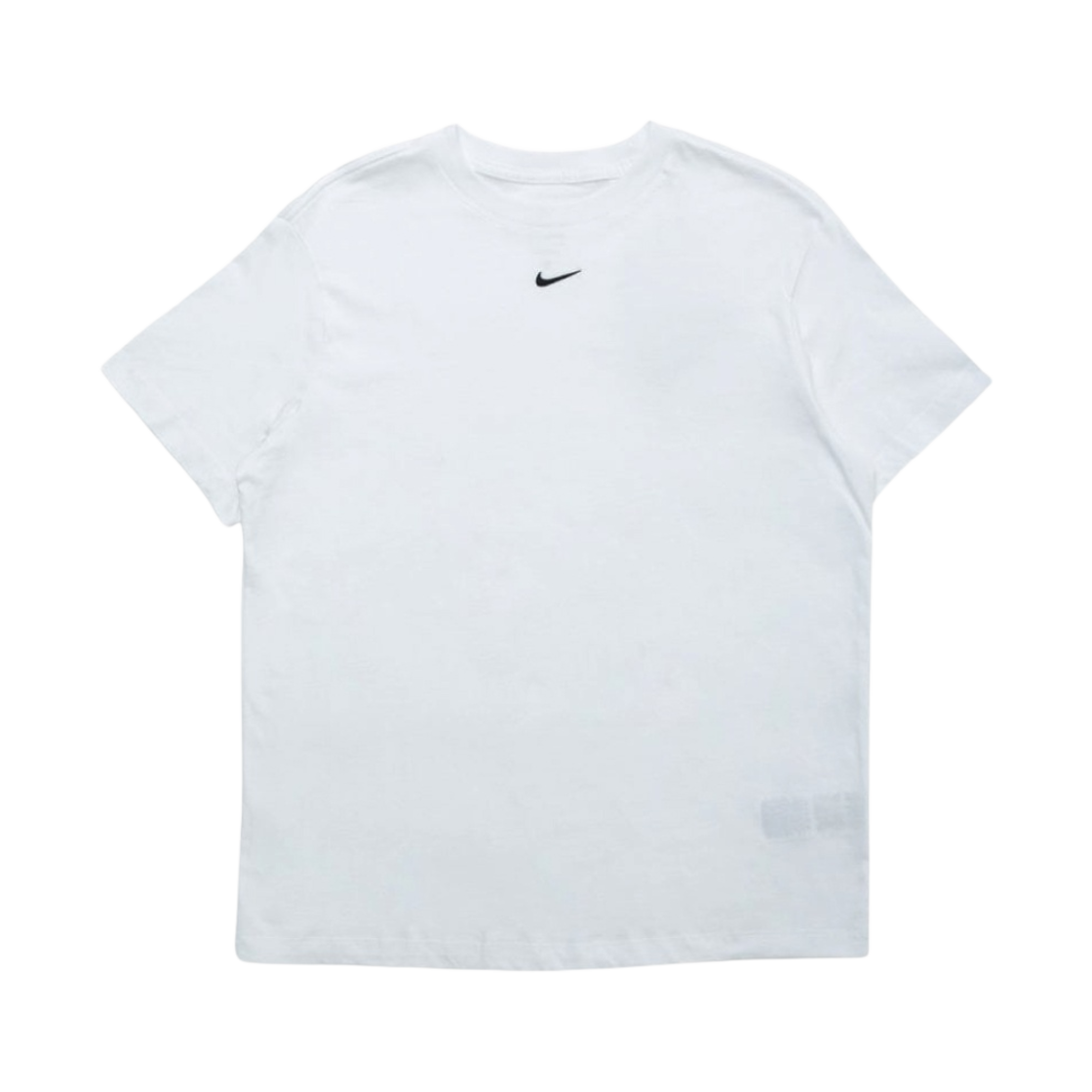 (W) 나이키 NSW 에센셜 티셔츠 화이트 - US/EU((W) Nike NSW Essential T-Shirt White - US/EU) - 1
