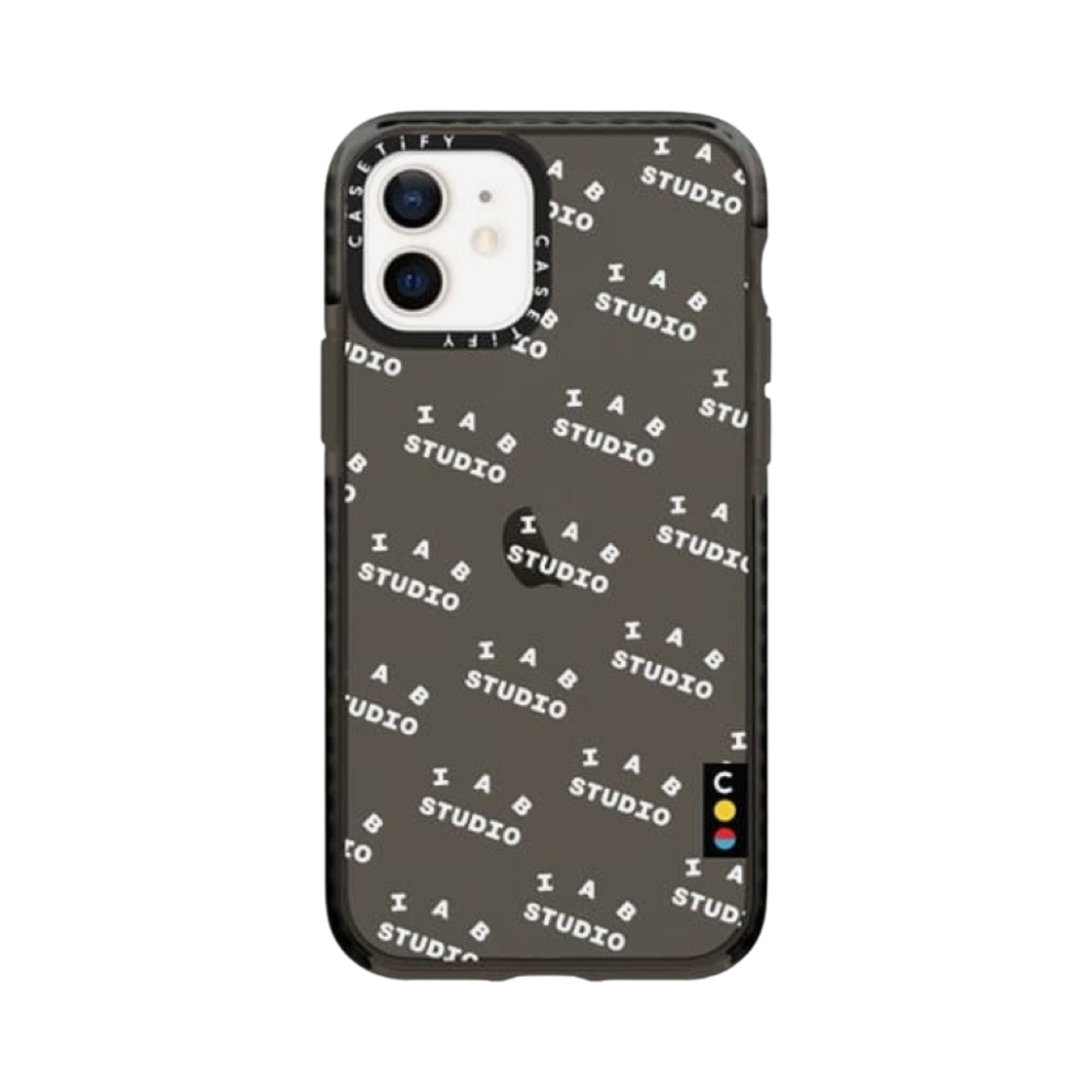 케이스티파이 x 아이앱 스튜디오 아이폰 패턴 로고 케이스 시어 더블 블랙(Casetify x IAB Studio iPhone Pattern Logo Case Sheer Double Black) - 2