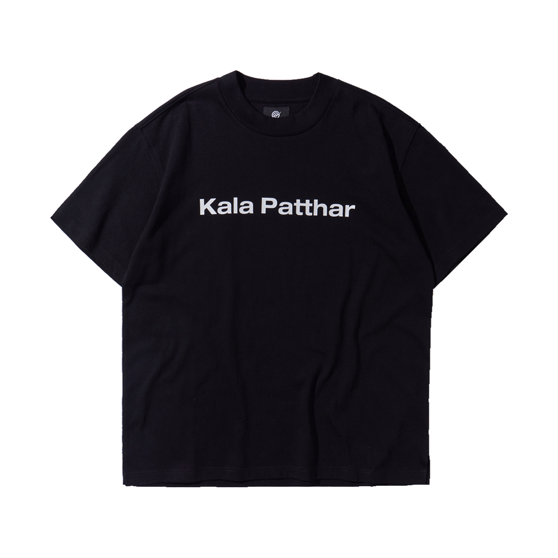 칼라파타르 시그니처 로고 루즈핏 티셔츠 블랙