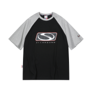 SPORT CHAMBER SC Big Flash Raglan T-Shirt Black