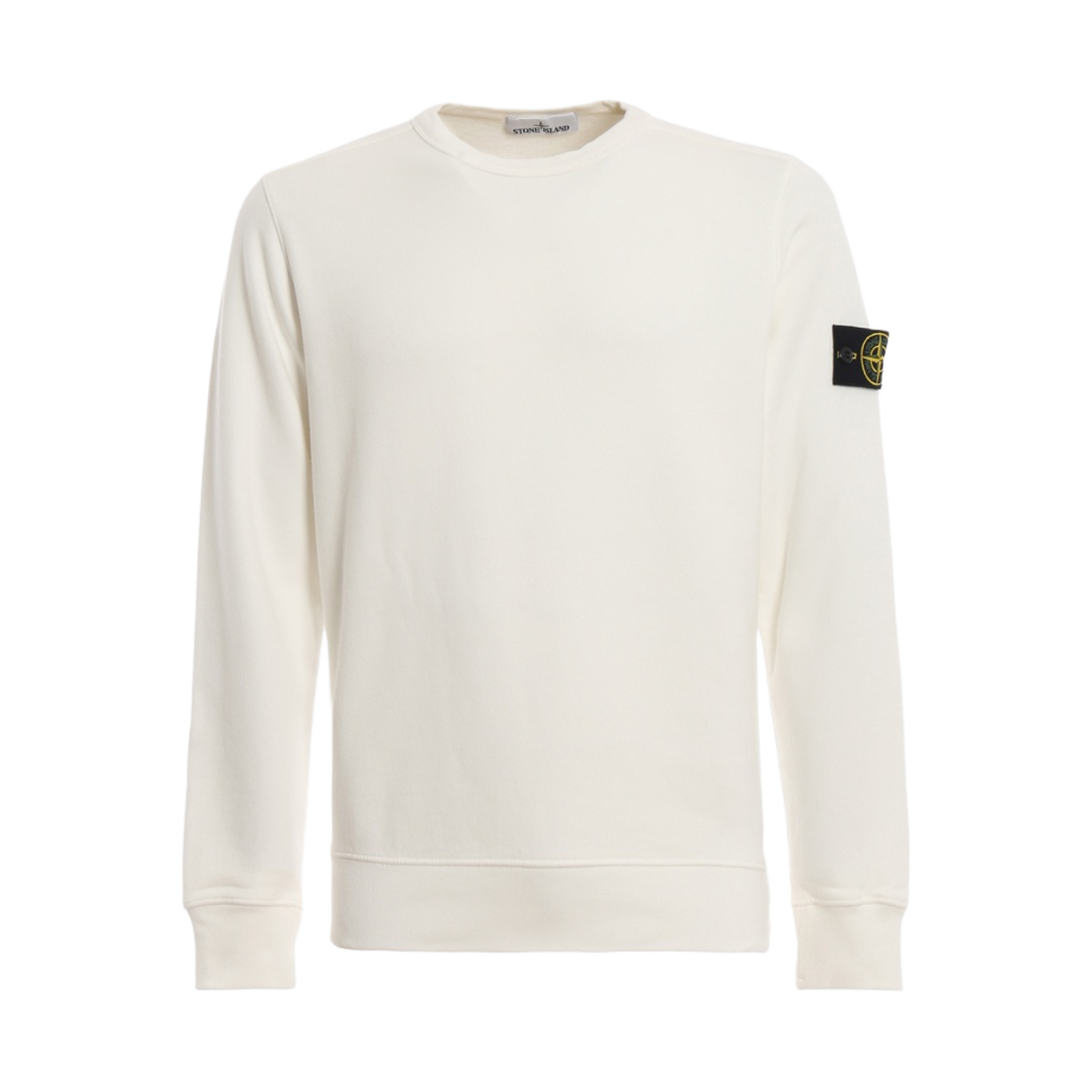 스톤 아일랜드 62720 코튼 플리스 크루넥 스웨트셔츠 오프 화이트 - 19FW(Stone Island 62720 Cotton Fleece Crewneck Sweatshirt Off White - 19FW) - 1