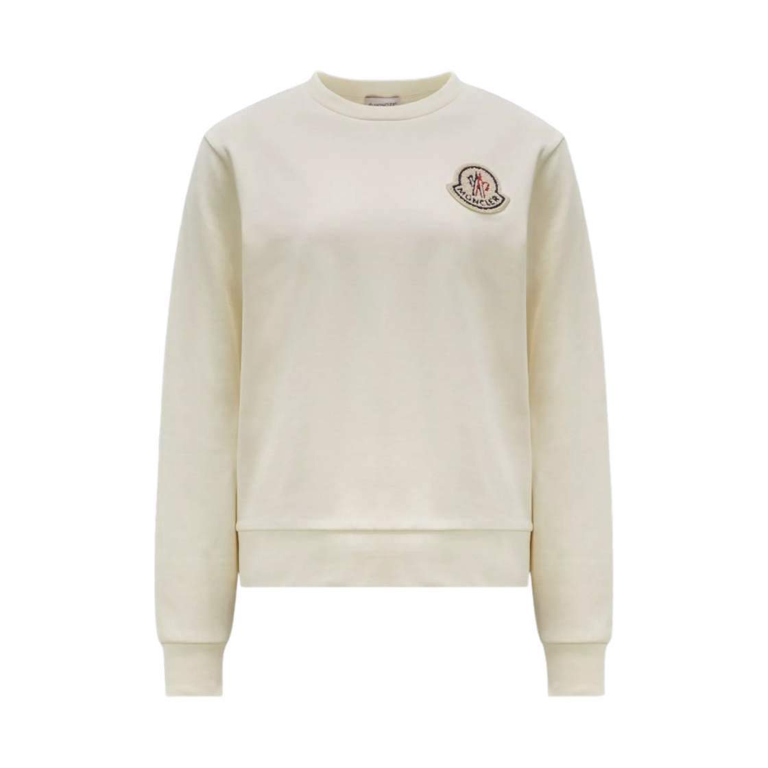 I2-093-8G00027-899TR-034 (W) Moncler Logo Patch Sweatshirt White - 23FW
