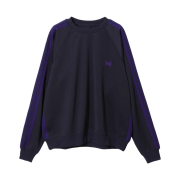 Needles Track Crew Neck Poly Smooth Navy