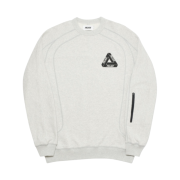 Palace Techie Ferg Crew Grey Marl - 20SS