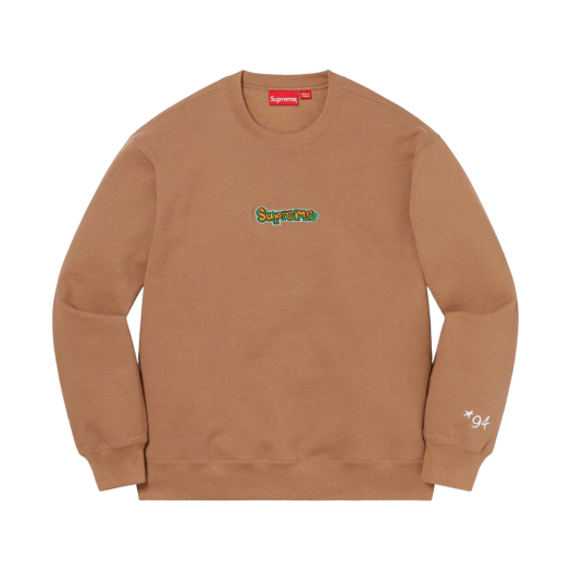 Supreme Gonz Logo Crewneck Brown - 21SS