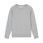 Maison Kitsune Fox Head Patch Classic Sweatshirt Grey Melange