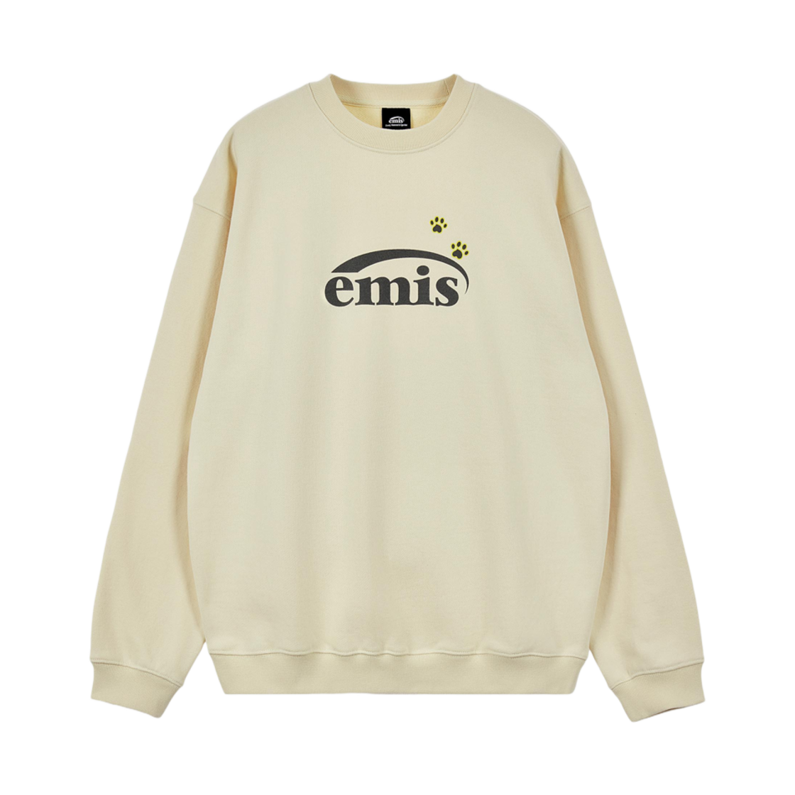 - Emis Foot Printed Sweatshirt Cream