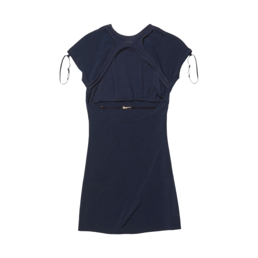 (W) Nike x Jacquemus NRG Short Sleeve Mini Dress Dark Obsidian - US/EU