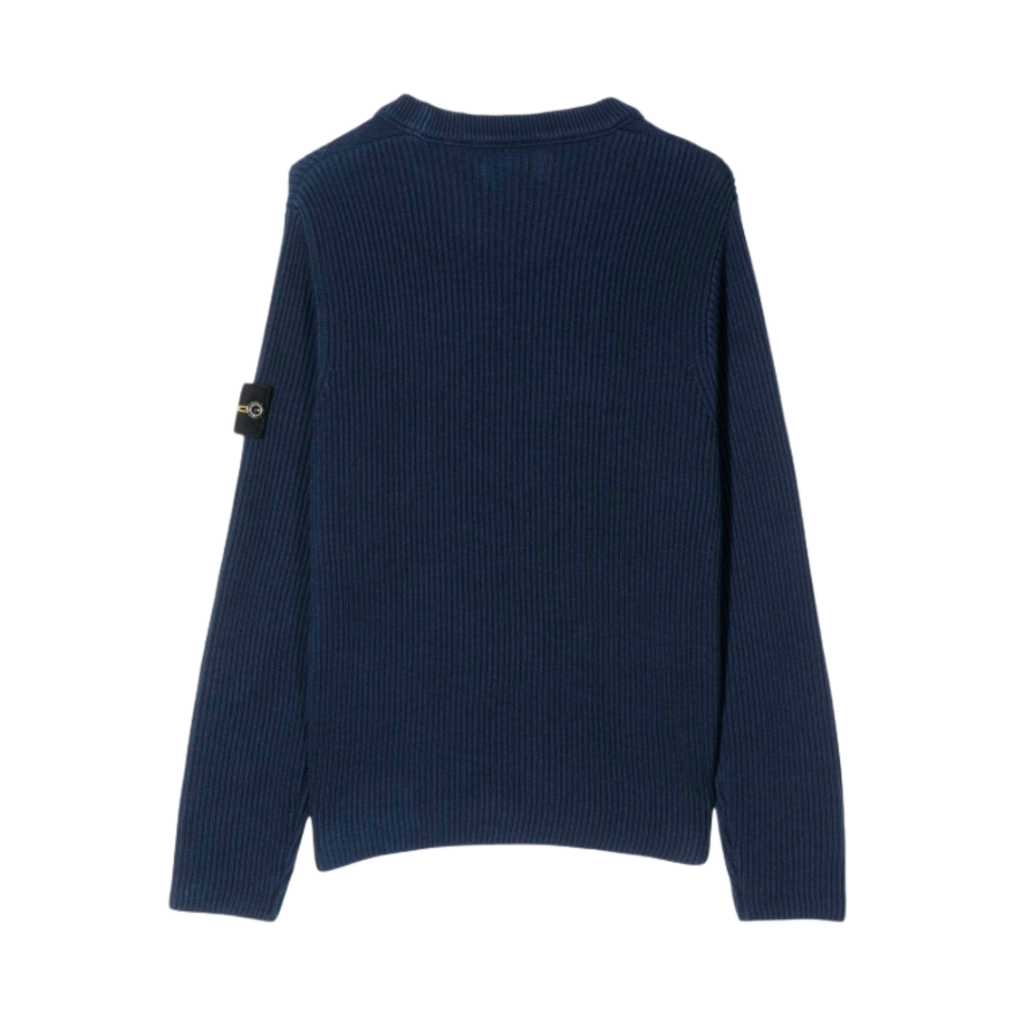 (키즈) 스톤 아일랜드 505A3 램스울 크루넥 니트 마린 블루 - 22SS((Kids) Stone Island 505A3 Lambswool Crewneck Knit Marine Blue - 22SS) - 2