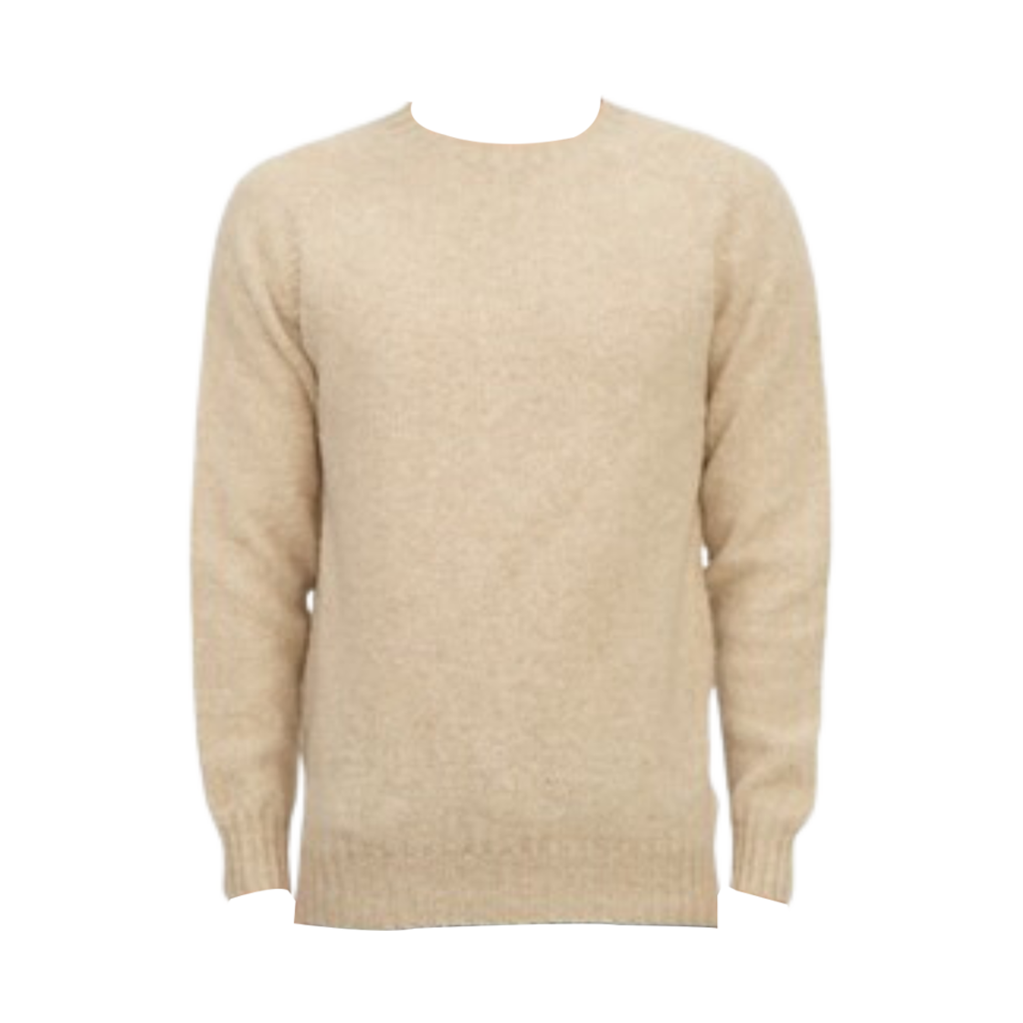 할리 오브 스코틀랜드 쉐기 독 크루넥 스웨터 오트밀크(Harley of Scotland Shaggy Dog Crewneck Sweater Oatmilk) - 1