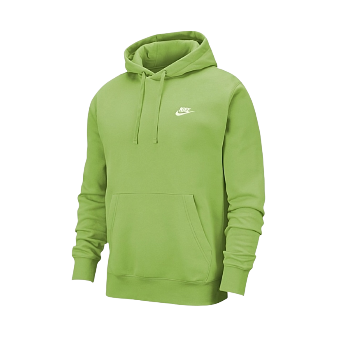 나이키 NSW 클럽 플리스 풀오버 후드 비비드 그린 - US/EU(Nike NSW Club Fleece Pullover Hoodie Vivid Green - US/EU) - 1