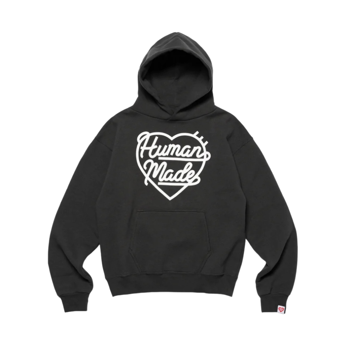 휴먼 메이드 하트 스웨트셔츠 후드 블랙(Human Made Heart Sweatshirt Hoodie Black) - 1