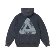 Palace Washed Out Tri-Ferg Hood Navy - 23FW