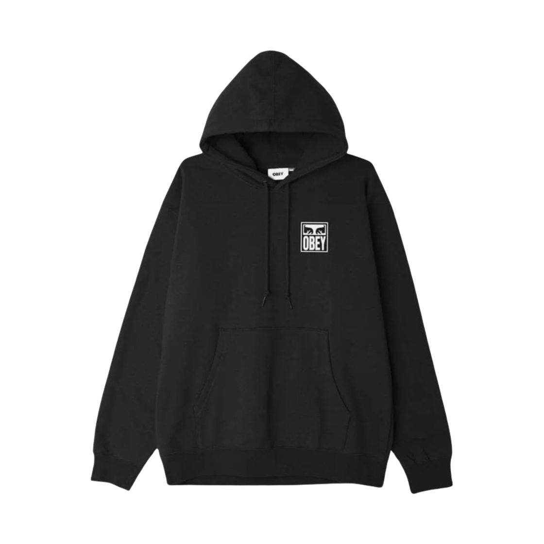 오베이 아이즈 아이콘 2 후드 블랙(Obey Eyes Icon 2 Hood Black)