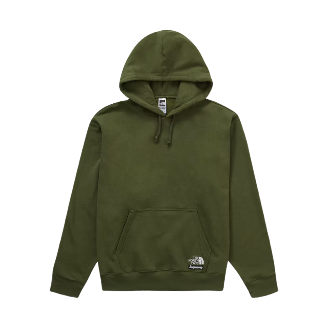 슈프림 x 노스페이스 컨버터블 후드 스웨트셔츠 올리브 - 23SS