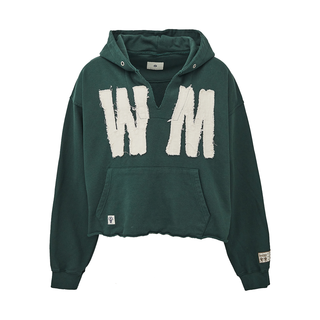 25SSHD01GR Woodman Applique Cutting Pull Over Hood Deep Green