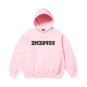 Supreme Reverse Hooded Sweatshirt Light Pink - 25SS