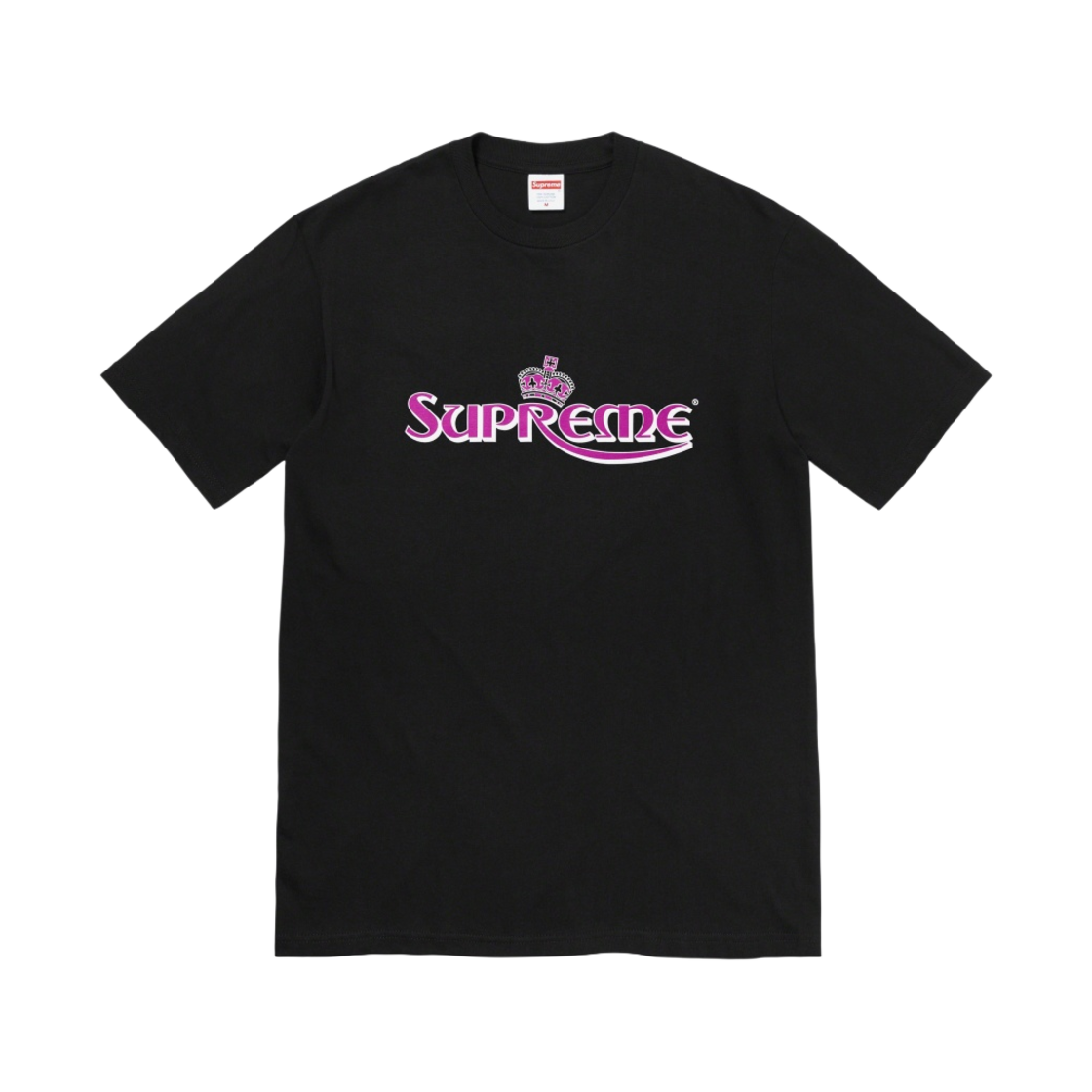 슈프림 크라운 티셔츠 블랙 - 23SS