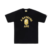 BAPE Color Camo College T-Shirt Black Yellow