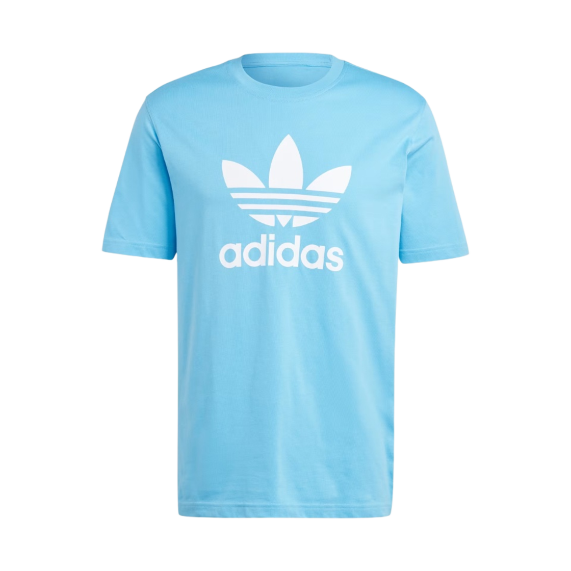 아디다스 아디컬러 트레포일 티셔츠 세미 블루 버스트 - KR 사이즈(Adidas Adicolor Trefoil T-Shirt Semi Blue Burst - KR Sizing) - 1