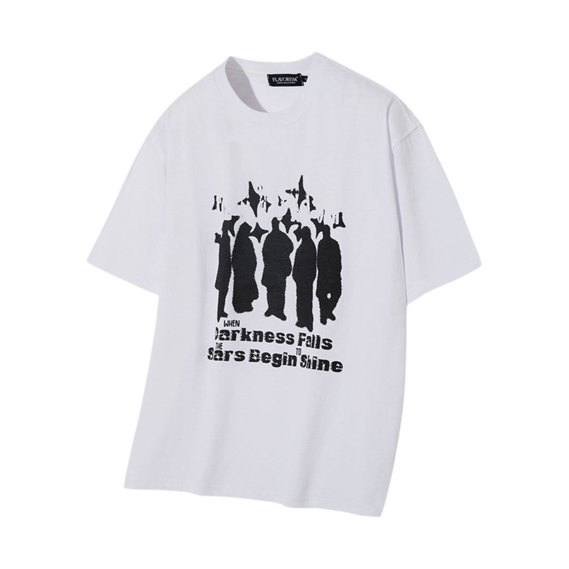 플레이버리즘 쉐도우 티셔츠 화이트(Flavorism Shadow T-Shirt White)