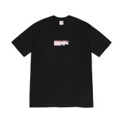 Supreme x Emilio Pucci Box Logo T-Shirt Black Dusty Pink - 21SS