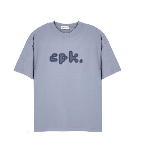 CK25SSTS01_BL Cost Per Kilo Techno Logo S/S Tee Blue
