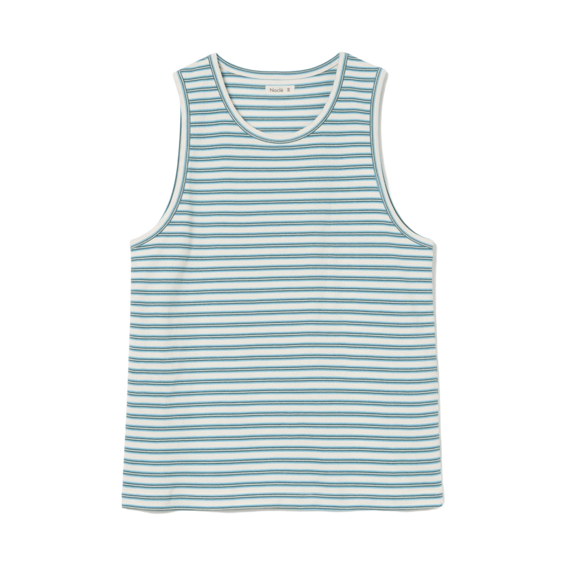노클 제브 스트라이프 탱크탑 블루