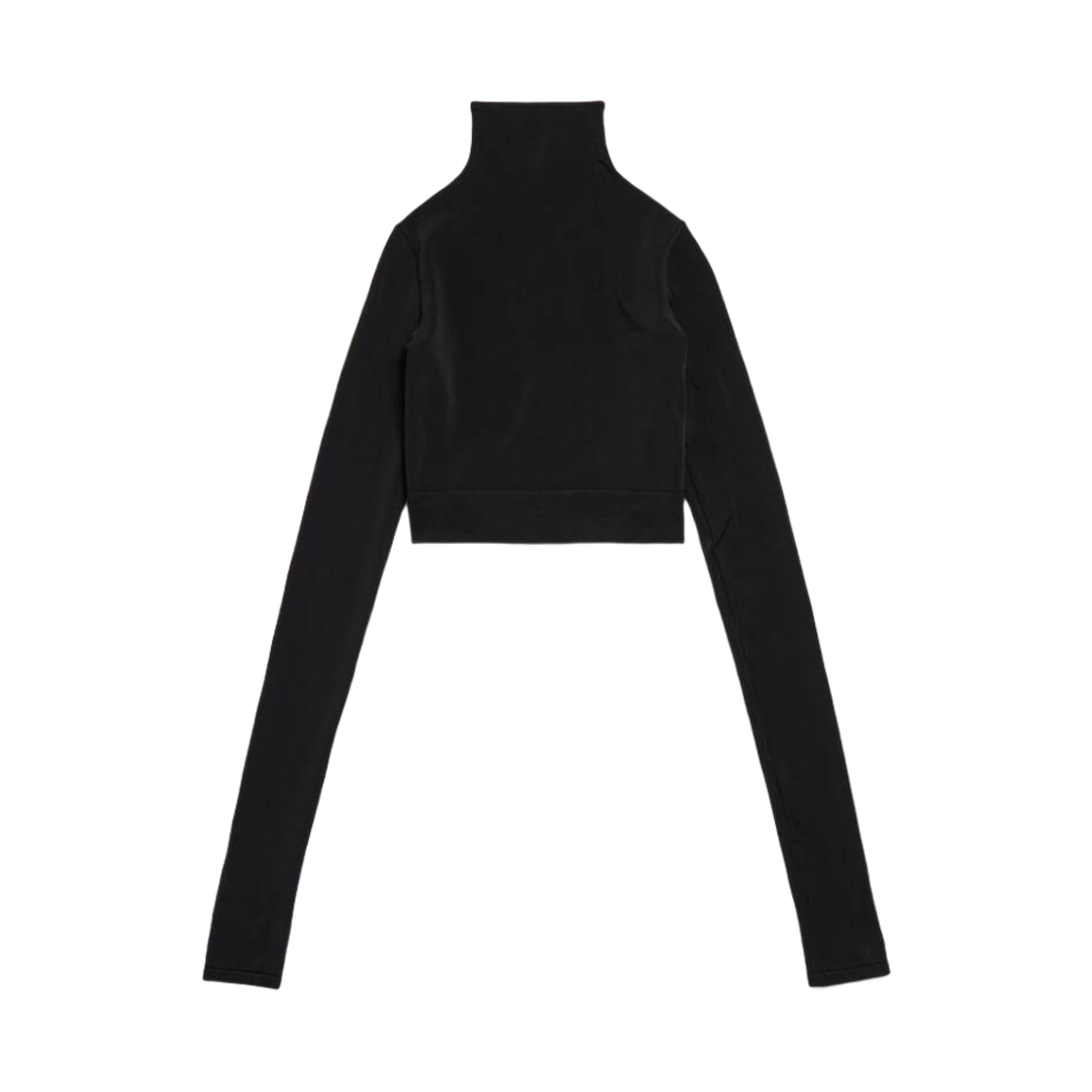 (W) 발렌시아가 크롭 터틀넥 블랙((W) Balenciaga Cropped Turtleneck Black) - 2