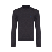 Vivienne Westwood Orb High Neck Knit Vintage Black