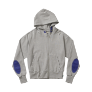 Karactor Writer Hooded Zip-Up Melange gray