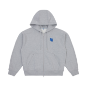 Ader Error Sig; TRS/BL Tag Hoodie Zip-Up 02 Grey