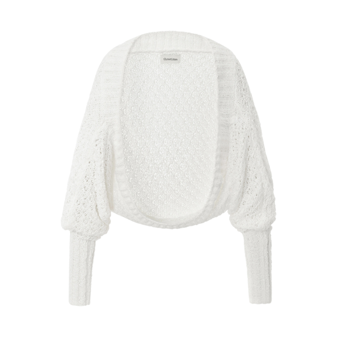 - (W) Threetimes Pony Bolero Ivory