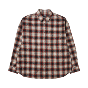 Juun.J Argyle Damage Check Loose Fit Shirt Red - 25SS