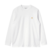 Carhartt WIP L/S Chase T-Shirt White