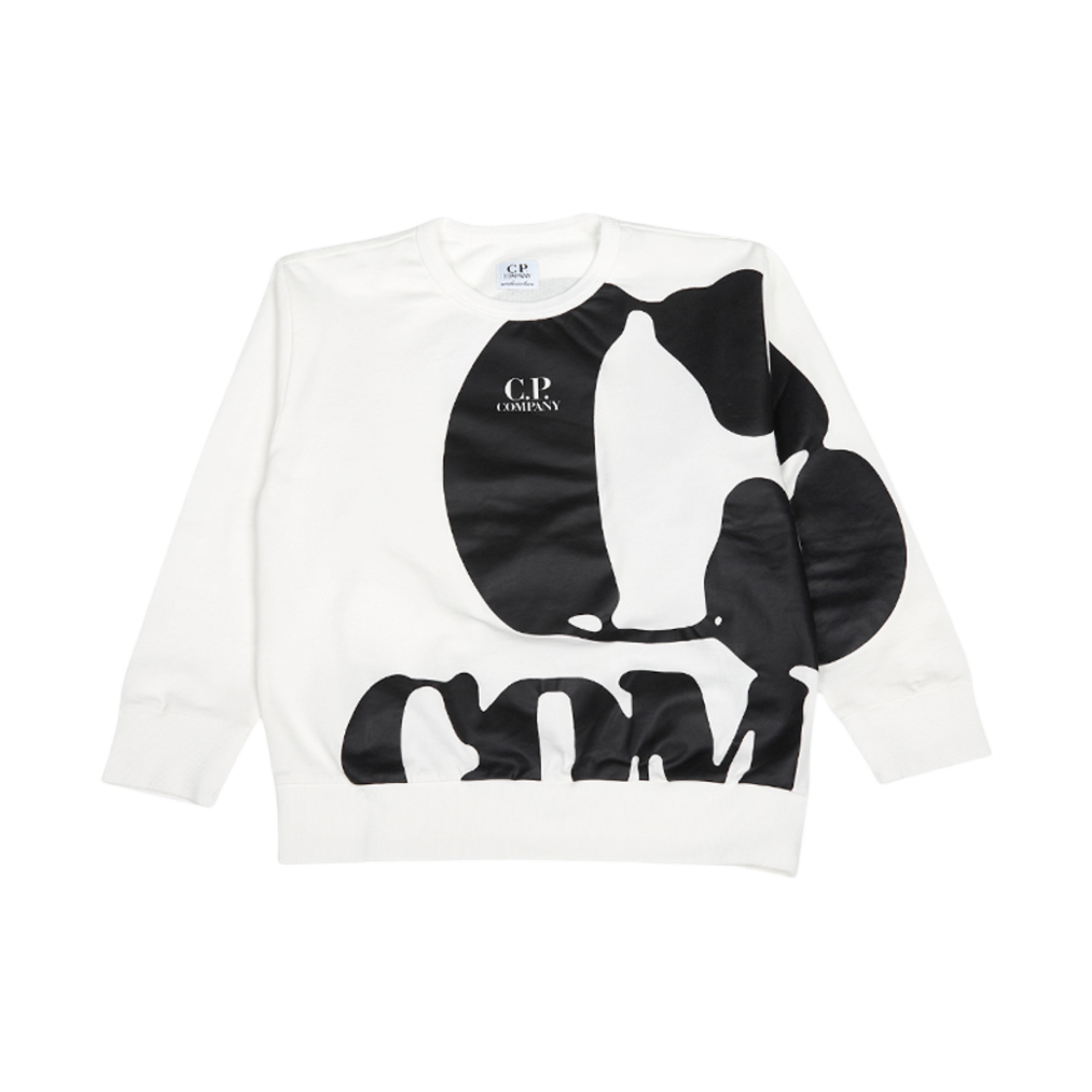 CUF00DLCA7110135 (Kids) C.P. Company Sweatshirt White - 24SS