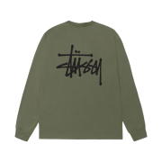 Stussy Basic Stussy LS T-Shirt Olive 2025