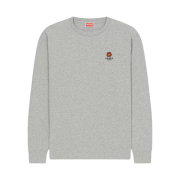 Kenzo Boke Flower Long Sleeve T-Shirt Pearl Grey